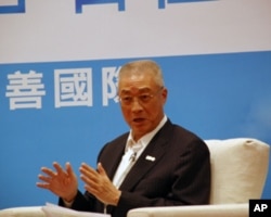 台灣行政院長吳敦義10月17日在“友善國際”記者會上