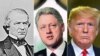 Andrew Johnson, Bill Clinton y Donald Trump son los tres presidentes estadounidenses que han sido llevados a un juicio político en el Senado.