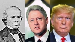 Andrew Johnson, Bill Clinton i Donald Trump
