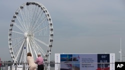 The Capital Wheel, a new Ferris wheel overlooking Washington D.C. 