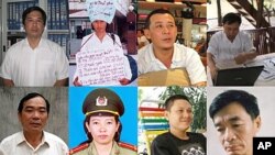 Eight Vietnamese writers are among 48 writers from 24 countries to receive the Hellman/Hammett award on Sept. 14, 2011 (courtesy of Human Rights Watch).