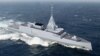 FILE - This handout image from French Naval defense and energy group DCNS in 2016, shows an artists impression of a proposed new-generation 4000-tonne digital frigate called the Belharra. - Greece will buy three frigates from France as part of a deeper "s