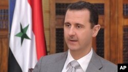 Rais wa Syria Bashar al-Assad .