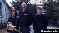 Gitaris Dewa Budjana bersama musisi Tony Levin dan Gary Husband (foto/dok: Dewa Budjana)