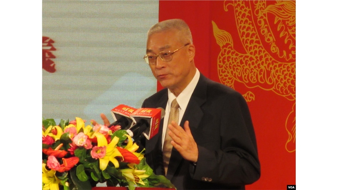 台湾副总统吴敦义(美国之音张永泰拍摄)
