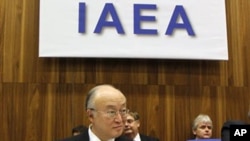 Director General of the International Atomic Energy Agency Yukiya Amano from Japan at the IAEA's board of governors meeting in Vienna, Austria, 02 Dec 2010
