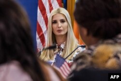 FILE - U.S. Senior White House Adviser Ivanka Trump attends a meeting as part of the African Women’s Empowerment Dialogue, April 15, 2019, in Addis Ababa, Ethiopia.