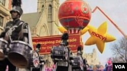 Marching bands, clowns, giant balloons and elaborate floats will participate in Macy's 86th Thanksgiving parade this year.