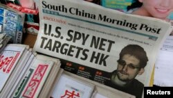 Primerak dnevnika "South China Morning Post" u kojem je objavljen intervju sa Edvardom Snoudenom