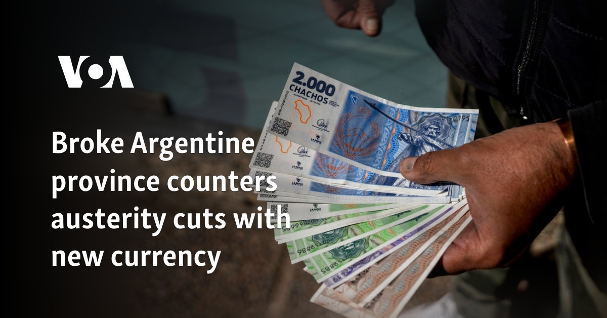 Broke Argentine province counters austerity cuts with new currency