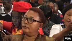 Unkosazana Thokozani Khuphe esemhlanganweni owe Zimbabwe Gender Commission