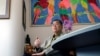 苹果日报创办人黎智英在香港接受采访时谈港版国安法。（2020年5月29日）