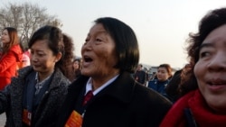 资料照：中国全国人大代表申纪兰 （2013年3月5日）