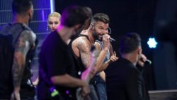 Ricky Martin canta en el Festival Internacional de la Canción de Viña del Mar el domingo 23 de febrero del 2020 en Viña del Mar, Chile.