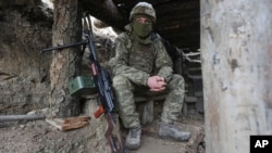Украинский солдат, 3 декабря 2021 г. 