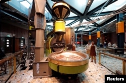 General view of the new Starbucks Reserve Roastery flagship in downtown Milan, Italy, Sept. 4, 2018.