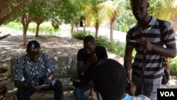 As the semester at the Balla Fasseke Kouyate Conservatory in Bamako, Mali, comes to an end, the students are busy preparing for their final exams. (K. Höije/VOA)