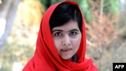 Pakistani girl Malala Yousafzai, who was shot by the Taliban for promoting girls' education (AFP PHOTO / MALALA FUND / AARON KISNER / VITAL VOICES )