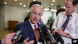 FILE - Senate Foreign Relations Committee Chairman Sen. Bob Corker, R-Tenn.