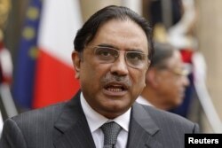 Le président pakistanais Asif Ali Zardari