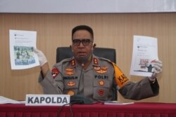 Kapolda Papua, Irjen Pol Paulus Waterpauw saat memberikan keterangan pers terkait penyerangan kelompok bersenjata, Selasa, 2 Juni 2020. (Foto: Polda Papua)