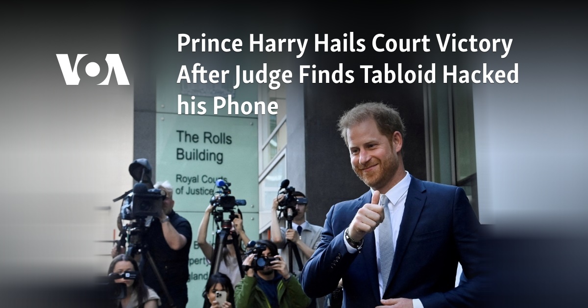 Prince Harry Calls His Victory in a Tabloid Suit “Slaying Dragons”