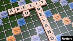 A scrabble board spells out Brexit in Dublin, Ireland on May 4 2016. (Reuters)