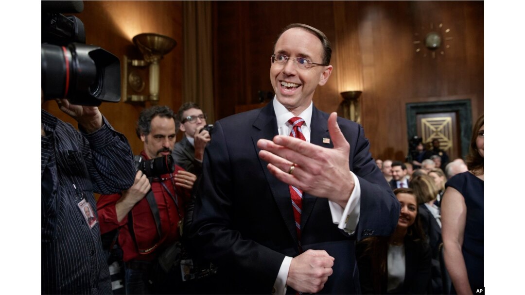 Deputy Attorney General Rod Rosenstein.