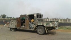 Daya daga cikin motocin da sojojin suka kwato daga hannun ISWAP (Tiwtter/@HQNigerianArmy)