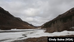 La rivière Denali dans un parc national en Alaska, le 10 mai 2017.