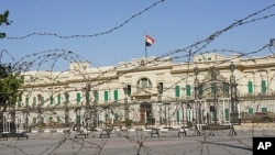 Abdeen Palace, one of Egypt's presidential offices, awaits its next tenant, April 17, 2012.