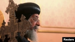 Coptic Pope Tawadros II says Christians felt sidelined in Egypt under Muslim Brotherhood rule.