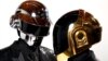 Thomas Bangalter, left, and Guy-Manuel de Homem-Christo, from the group Daft Punk pose for a portrait in Los Angeles, April 17, 2013.