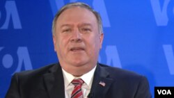 Mike Pompeo at VOA