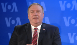 Mike Pompeo alipotembelea.VOA