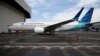 Pesawat Garuda Boeing 737 Max 8 diparkir di Garuda Maintenance Facility AeroAsia, bandara Internasional Soekarno-Hatta, Tangerang, 13 Maret 2019. (REUTERS/Willy Kurniawan)