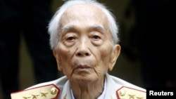 FILE - General Vo Nguyen Giap is seen in an August 4, 2008, photo.