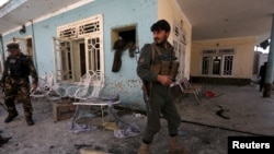 محل وقوع انفجار انتحاری در منزل یک سیاستمدار برجسته افغانستان در حلال آباد - ۲۷ دی ۱۳۹۴ 