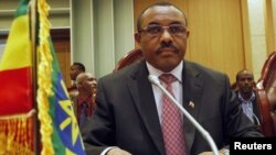 Ethiopian Deputy Prime Minister and Foreign Minister Hailemariam Desalegn attends a meeting for the Joint Political Committee between Sudan and Ethiopia in Khartoum December 24, 2011. 
