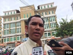 Am Sam Art, LICHADO’s investigator tells journalist after left the municipal court on August 27, 2018.