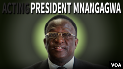 Zimbabwean Vice President Emmerson Mnangagwa. (Graphic by Ntungamili Nkomo) 