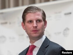 FILE - Eric Trump during the grand opening of the Trump International Hotel and Tower in Vancouver, British Columbia, Canada.