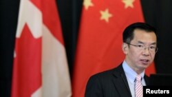 中國駐加拿大大使盧沙野。