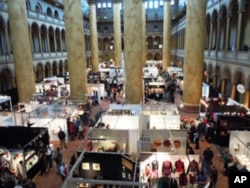 The Smithsonian Craft show at the National Building Museum featured works by 120 artists.