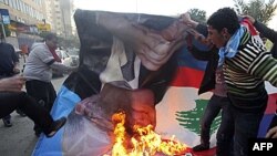 Protest pristalica Saada Haririja u Tripoliju