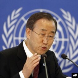 លោកបាន​ គីមូន (Ban Ki-moon) ​អគ្គ​លេខា​ធិការ​អង្គ​ការ​សហ​ប្រជា​ជាតិ​