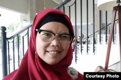 Dwi Septiawati Djafar, caleg Partai Keadilan Sejahtera dan Ketua Kaukus Perempuan Politik Indonesia (KPPI).