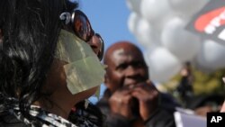 South Africa Public Broadcaster Protest