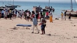 Deslocados de guerra chegam a Pemba, Cabo Delgado, Moçambique