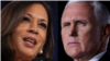 Wakil Presiden Petahana Mike Pence (kanan) dan kandidat Wakil Presiden dari Partai Demokrat, Senator Kamala Harris dijadwalkan akan debat perdana, Rabu malam (7/10).